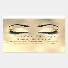 Adesivo Retangular Eyelash Extension Makeup Beauty Salon Dourados Bro