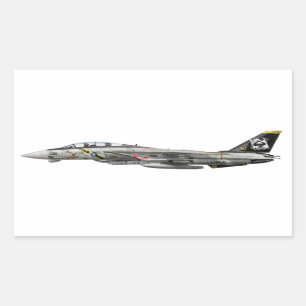 Adesivo Retangular F-14 Tomcat