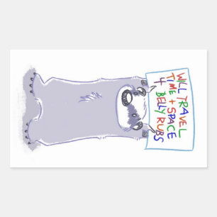 Adesivo Retangular Faça mal - Will Viagem - Sticker