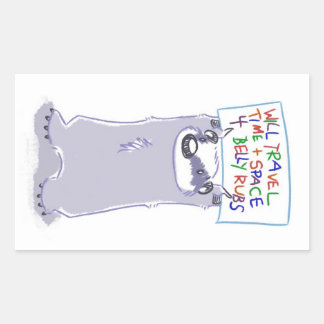 Adesivo Retangular Faça mal - Will Viagem - Sticker