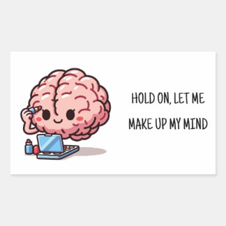Adesivo Retangular Faça sua mente