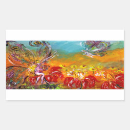 Adesivo Retangular FAIRY FAIRY FAIRY Foral Fantasy