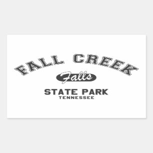 Adesivo Retangular Fall Creek Falls State Park, Tennessee