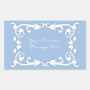 Adesivo Retangular Falso Jasperware