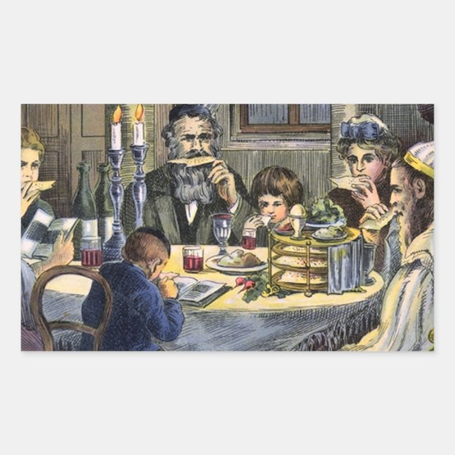 Adesivo Retangular farinha de passagem (Frente)