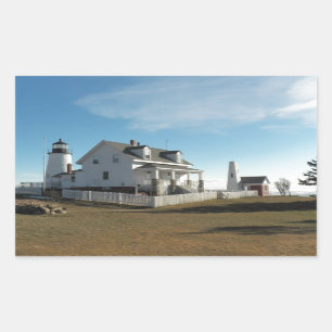 Adesivo Retangular Farol 11 do ponto de Pemaquid