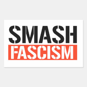 Adesivo Retangular Fascismo de Smash