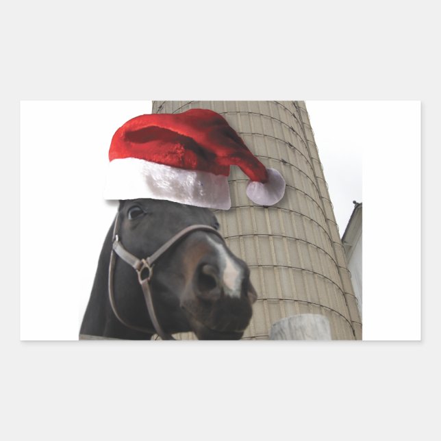 Adesivo Retangular Fazenda de Natal (Frente)