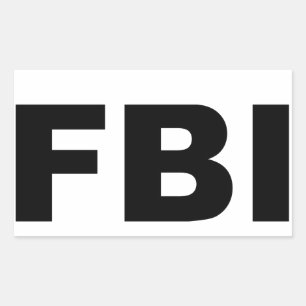 ADESIVO RETANGULAR FBI