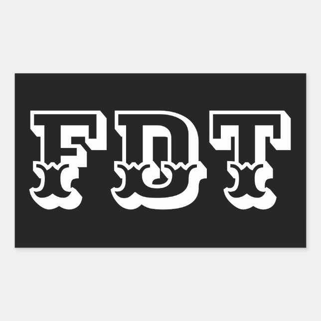 ADESIVO RETANGULAR FDT (Frente)