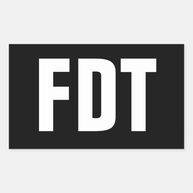ADESIVO RETANGULAR FDT (Frente)