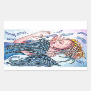Adesivo Retangular Feather Magic