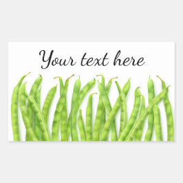 Adesivo Retangular Feijões-correntes