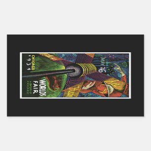 Adesivo Retangular Feira Mundial de Chicago de 1934