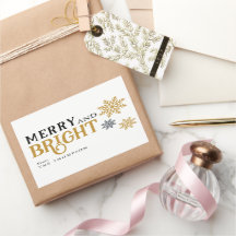 Feliz mínima moderna e Natal brilhante