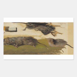 Adesivo Retangular Ferdinand von Wright - Roedores