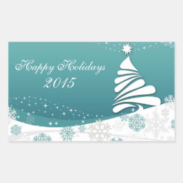 Adesivo Retangular Férias Felizes