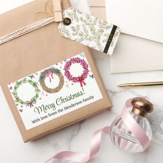 Adesivo Retangular Festa de Férias de Fazer de Férias de Férias de Fé (Presentear)