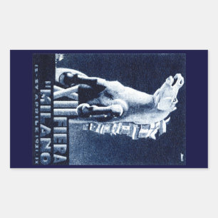 Adesivo Retangular Festival de Cinema Italiano de 1921