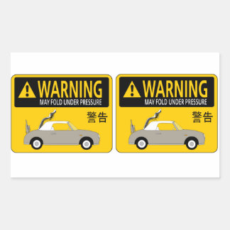 Adesivo Retangular Figaro Sticker