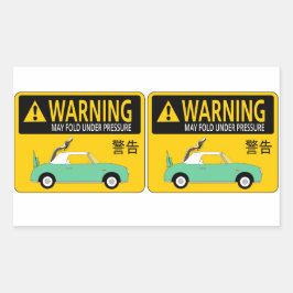 Adesivo Retangular Figaro Stickers