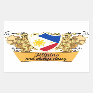 Adesivo Retangular Filipino clássico