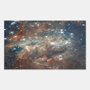 Adesivo Retangular Fim-acima da nebulosa do Tarantula