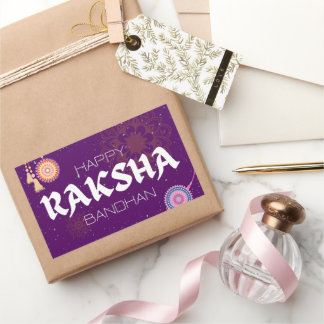 Adesivo Retangular Fios do Amor – Celebração do Raksha Bandhan