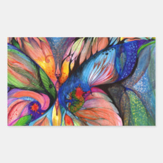 Adesivo Retangular Flor da terra dos sonhos