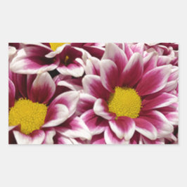 Adesivo Retangular Flor Roxo