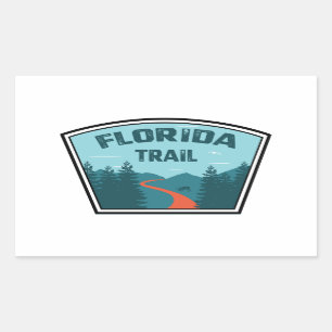 Adesivo Retangular Florida Trail
