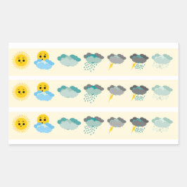 Adesivo Retangular Folha de Diário do localizador de tempo