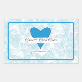 Adesivo Retangular Folhas e Corações Florais