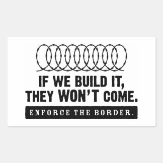 Adesivo Retangular Força a fronteira!