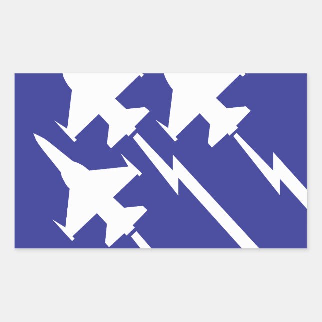 Adesivo Retangular Força Aérea (Frente)