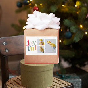 Adesivo Retangular Foto Collage E Alegria Colorida   Presente de fér