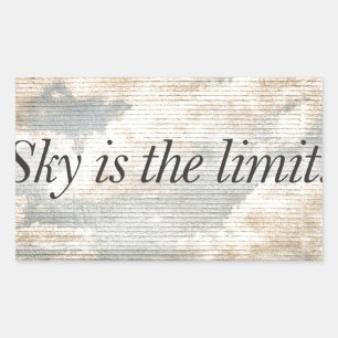 Adesivo Retangular Foto inspirador das citações