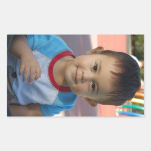 Adesivo Retangular Foto personalizada costume