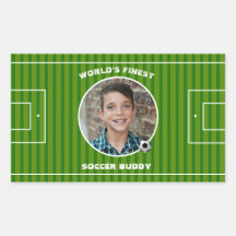 Foto personalizada de campo do futebol verde moder