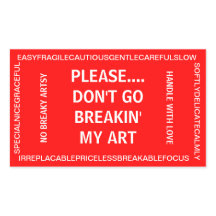 Frágil Sticker do Artista