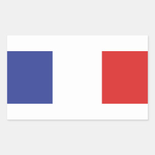 Adesivo Retangular França primeiro França insoumise bandeira francesa