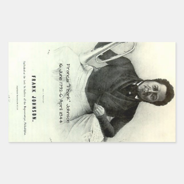 Adesivo Retangular Francis "Frank" Johnson (Frente)