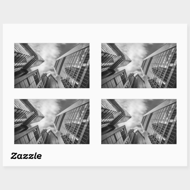 Adesivo Retangular Frankfurt Alemanha (Folha)