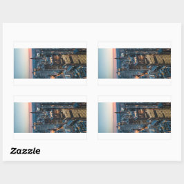 Adesivo Retangular Frankfurt Alemanha