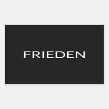 Frieden black white German peace moderno