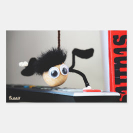 Adesivo Retangular Fubby hangend als de scene van Tom Cruise.