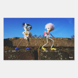 Adesivo Retangular Fubby's die elkaars Valentijn zijn.