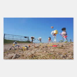 Adesivo Retangular Fubby's die korfballen, winnen of verliezen.