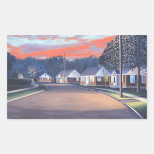 Adesivo Retangular Fulgor crepuscular 1997