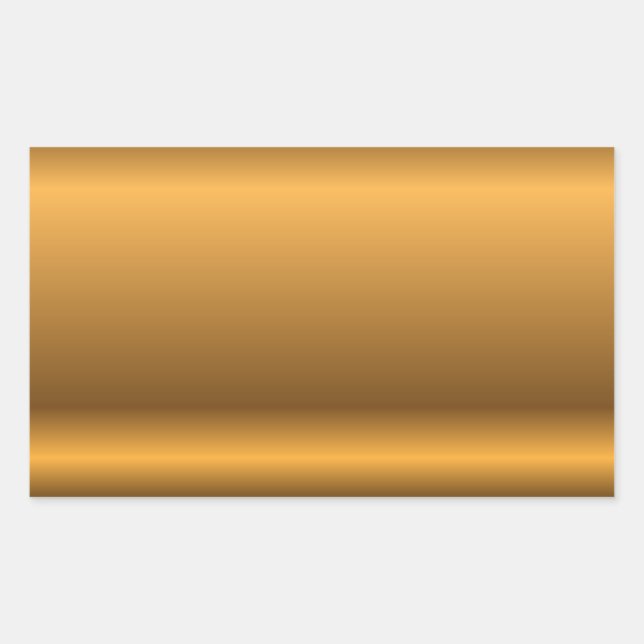 Adesivo Retangular fundo dourado (Frente)